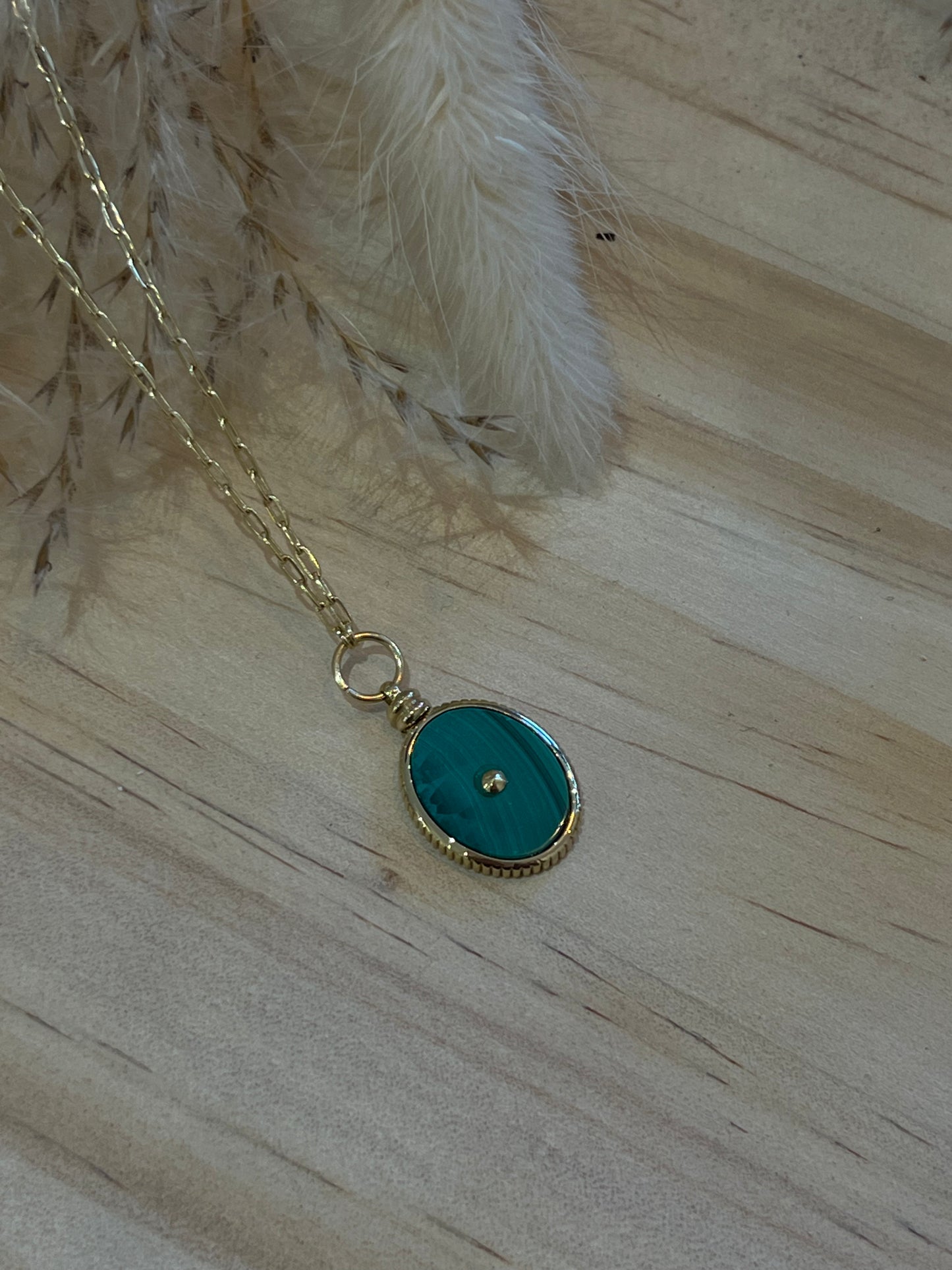 Collier Dakota malachite