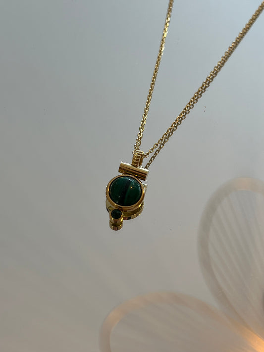 Collier Medium malachite