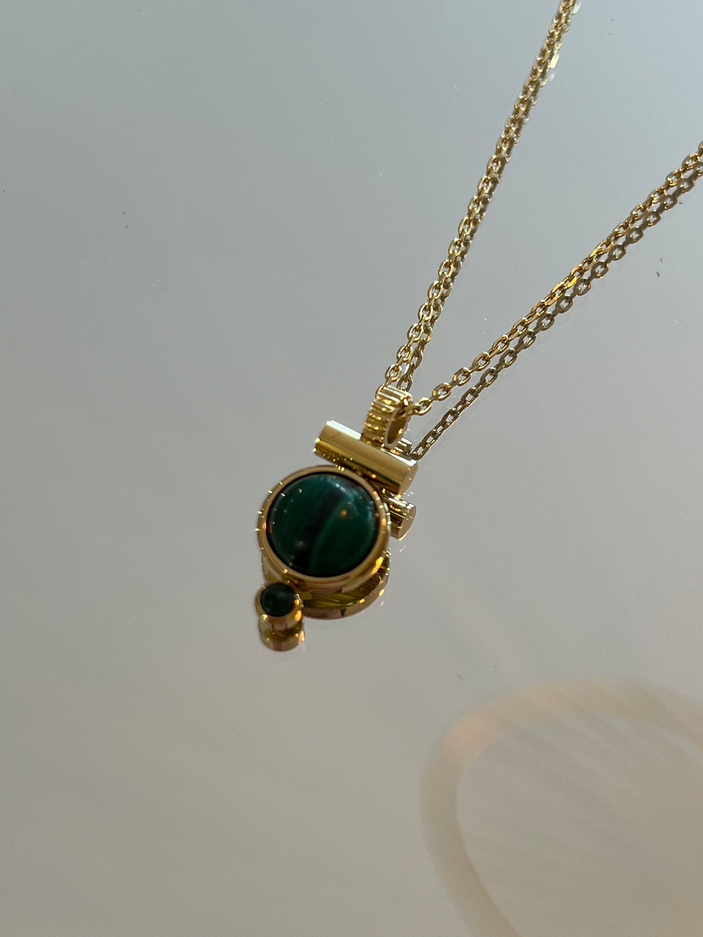 Collier Medium malachite